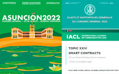 INTERNATIONAL ACADEMY OF COMPARATIVE LAW  GENERAL RAPPORTEURS 2022 – SMART CONTRACTS